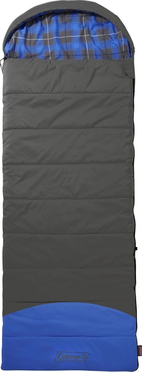 Coleman Basalt Single Slaapzak - 225 X 80 Cm - Grijs/blauw - Extra Lang 1 Coleman Basalt Single Slaapzak - 225 X 80 Cm - Grijs/blauw - Extra Lang