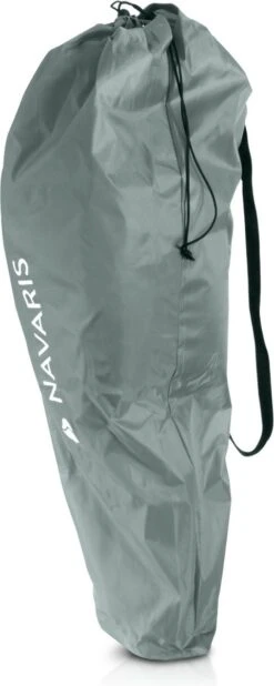 Navaris Klapstoel XXL - Campingstoel Met Opbergtas - Draagbare Stoel Voor Kamperen, Festivals En Vissen -Strandstoel - Inklapbaar - Grijs -Buitenkampeerwinkel 480x1200