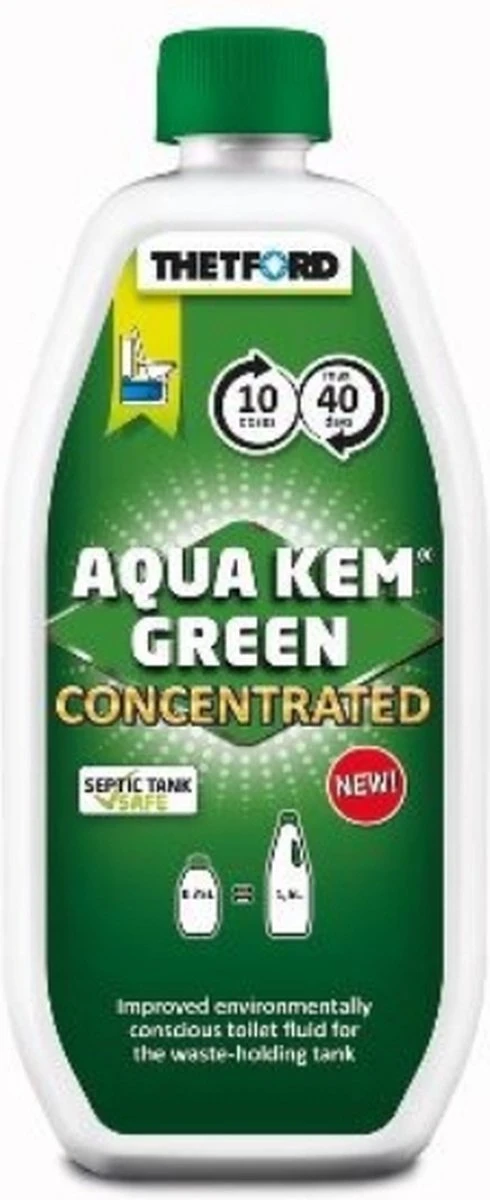 Thetford Aqua Kem Green - Concentrated - 0,75L 3 Thetford Aqua Kem Green - Concentrated - 0,75L - Afbeelding 3