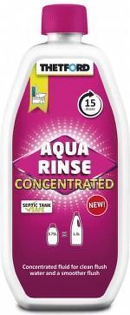 Thetford Aqua Rinse - Concentrated - 0,75L 2 Thetford Aqua Rinse - Concentrated - 0,75L - Afbeelding 2