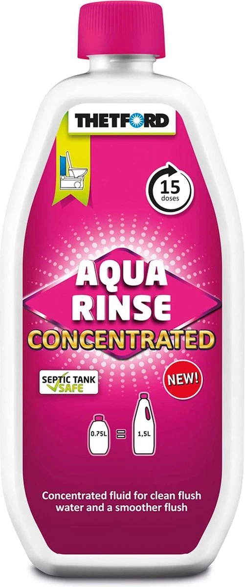 Thetford Aqua Rinse - Concentrated - 0,75L 1 Thetford Aqua Rinse - Concentrated - 0,75L