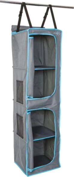 Bo-Camp - Tentorganizer - 4-vaks - 2 Deurtjes - 35x35x131 Cm - Grijs 13 Bo-Camp - Tentorganizer - 4-vaks - 2 Deurtjes - 35x35x131 Cm - Grijs -Buitenkampeerwinkel 502x1200 1
