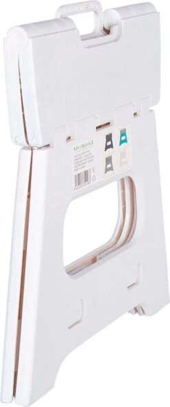 Splendole Opstapje Inklapbaar Caravanopstapje - Opvouwbaar - 120 Kg - 27 Cm Krukje Wit -Buitenkampeerwinkel 502x1200 2