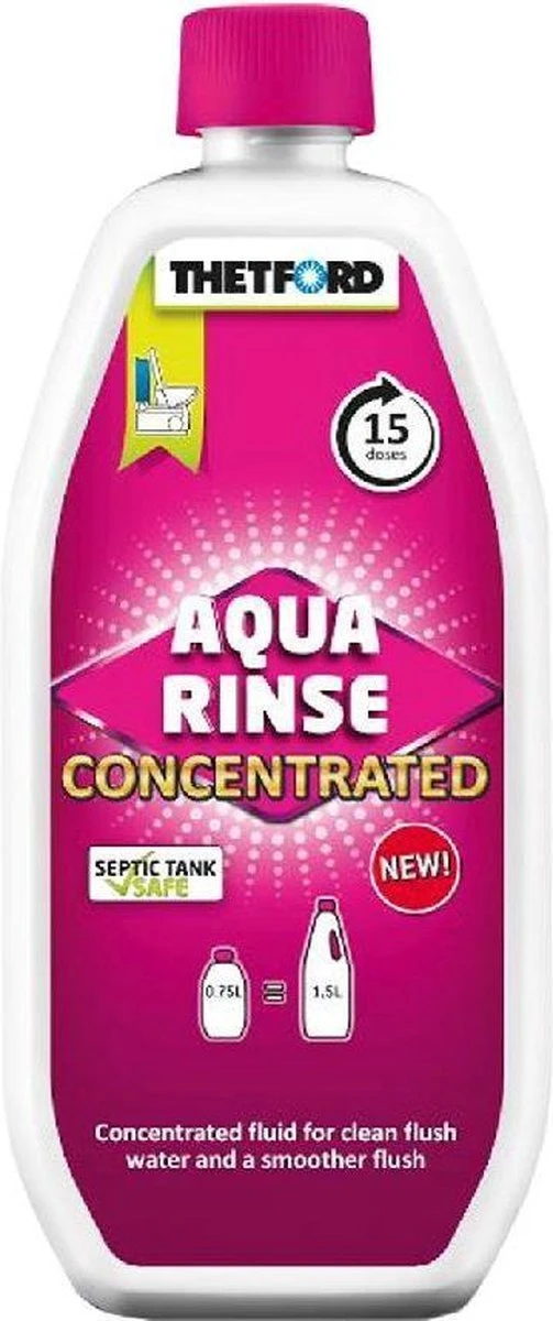 Thetford Aqua Rinse - Concentrated - 0,75L 3 Thetford Aqua Rinse - Concentrated - 0,75L - Afbeelding 3