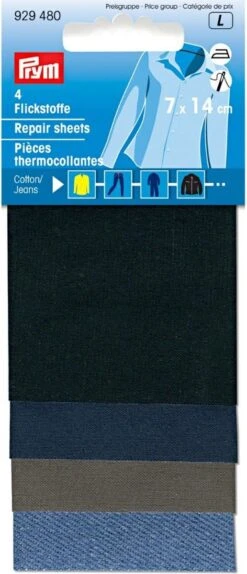 PRYM - VERSTELSTUK ZELFHECHTEND NYLON - 10X18CM - ASSORTI.