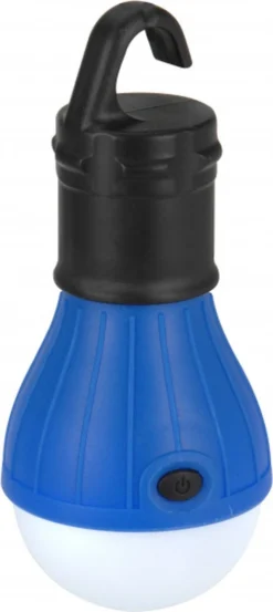 Merkloos Camping LedLamp - Hanglamp Tent - 3 Standen - Blauw