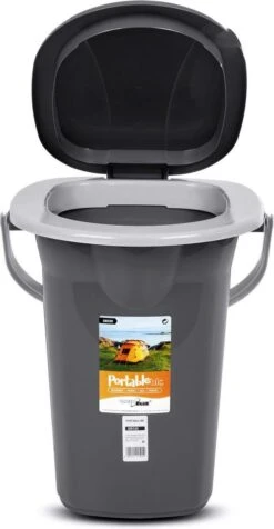 Campingtoilet 19L Mobiele Toiletemmer Reistoilet Toiletemmer Toilet Mobiele Camping Antraciet -Buitenkampeerwinkel 623x1200 2