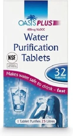 Oasis Water Zuiverings Tabletten Purification - 50st