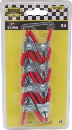 Benson Metalen Veerklem - 50 Mm - 8 Stuks -Buitenkampeerwinkel 665x1200