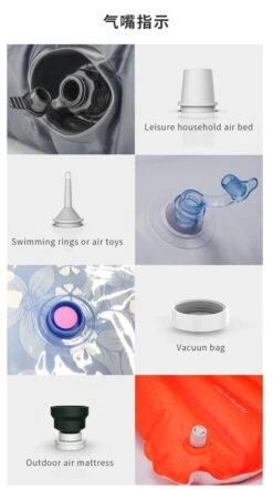 Flextail Gear Luchtbed Pomp Max Pump 2020 - Elektrische Luchtpomp Pomp Luchtbed 3600 MAh - Luchtbedpomp Oplaadbaar - Grijs -Buitenkampeerwinkel 672x1200 1