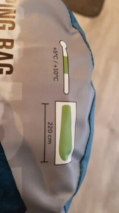 Max Ranger - XL Mummieslaapzak Blauw 220 X 80 Cm - Extra Grote Mummieslaapzak - XL Mummie Slaapzak Blauw -Buitenkampeerwinkel 674x1200