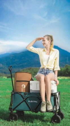 Flextail Gear Bolderkar Opvouwbaar Ezy Wagon - Tot 100KG - Wielen Loskoppelbaar - Zwart -Buitenkampeerwinkel 674x1200 7