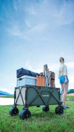 Flextail Gear Bolderkar Opvouwbaar Ezy Wagon - Tot 100KG - Wielen Loskoppelbaar - Zwart -Buitenkampeerwinkel 674x1200 8