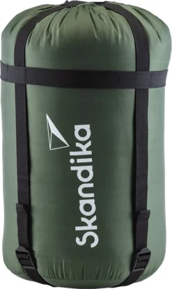 Skandika Vegas-R XXL Slaapzak - Mummieslaapzakken – Slaapzakken Volwassen – Maat XXL – Mummie Slaapzak - Unisex - Katoen, Luxe Kwaliteit, Koppelbaar, 3 Seizoenen, 220 X 110 Cm, -12° Tot -15°C, Outdoor Kampeerslaapzak – Ritssluiting Rechts - Groen -Buitenkampeerwinkel 715x1200 1