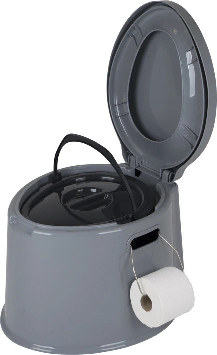 Bo-Camp Draagbaar Camping Toilet - 7 Liter - Grijs 10 Bo-Camp Draagbaar Camping Toilet - 7 Liter - Grijs - Afbeelding 10