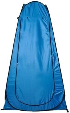 Merkloos 4 In 1 Pop-up Douchetent Voor Omkleden, Douchen, Toilet En Opslag - 1 Persoons Tent - Camping Douche En Omkleedtent - Inclusief Haringen En Draagtas - 190 X 110 X 110 Cm Blauw -Buitenkampeerwinkel 750x1200 1