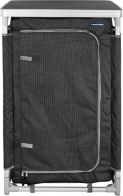 Campart Campingkast CU-0719 – Opvouwbaar En Verstelbaar - 4 Verstelbare Poten - 3 Lagen - Aluminium Frame - Grijs -Buitenkampeerwinkel 753x1200 1