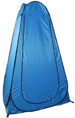 Merkloos 4 In 1 Pop-up Douchetent Voor Omkleden, Douchen, Toilet En Opslag - 1 Persoons Tent - Camping Douche En Omkleedtent - Inclusief Haringen En Draagtas - 190 X 110 X 110 Cm Blauw -Buitenkampeerwinkel 766x1200