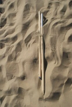 Sunline TOPPER!! Strand Windscherm Kobalt Blauw - Wit - 5 Meter Sterk Dralon Met 2 Delige Stokken 180 Cm -Doekhoogte 140 Cm -Buitenkampeerwinkel 804x1200 6