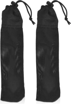 Navaris 2x Spork Titanium Campingbestek - Vork, Mes En Lepel In één - Bestek Voor Onderweg En Op Reis - Lichtgewicht - Inclusief Bewaarzakje -Buitenkampeerwinkel 820x1200 1