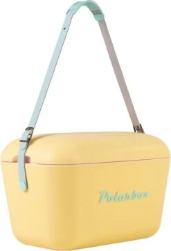 Merkloos Polarbox - Koelbox - Met Schouderband - Geel - 20 Liter - 45x30x(H)27cm 11 Merkloos Polarbox - Koelbox - Met Schouderband - Geel - 20 Liter - 45x30x(H)27cm -Buitenkampeerwinkel 820x1200
