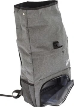 Merkloos Rugtas/rugzak Grijs - 30 X 12 X 60 Cm - 20 Liter - Met Koel Voorvakje - Koelrugzak -Buitenkampeerwinkel 833x1200 1