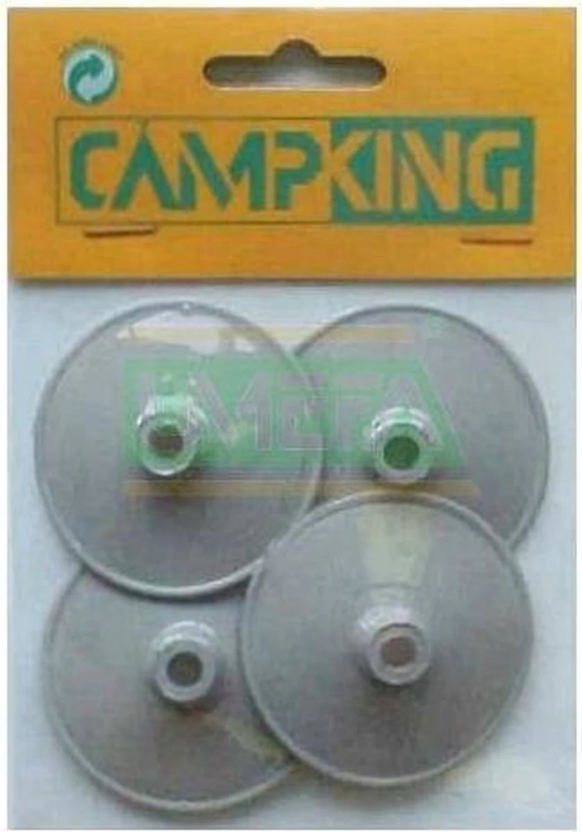 Campking Regenkapje 50 Mm Kunststof Zak 4 Stuks 2 Campking Regenkapje 50 Mm Kunststof Zak 4 Stuks - Afbeelding 2