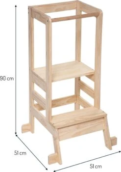 Merkloos Eazy Living Leertoren - Opstapkruk Voor Kinderen Berthe -Buitenkampeerwinkel 846x1200 7