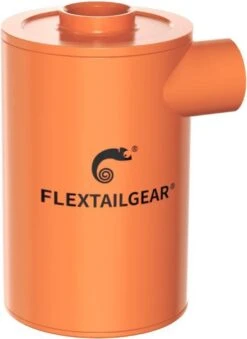 Flextail Gear Luchtbed Pomp Max Pump 2020 - Elektrische Luchtpomp Pomp Luchtbed 3600 MAh - Luchtbedpomp Oplaadbaar - Oranje