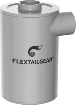 Flextail Gear Luchtbed Pomp Max Pump 2020 - Elektrische Luchtpomp Pomp Luchtbed 3600 MAh - Luchtbedpomp Oplaadbaar - Grijs