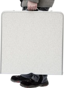 Inklapbare, In Hoogte Verstelbare Campingtafel 120x60x70cm Incl. 4 Inklapbare Krukken Campingtafel S -Buitenkampeerwinkel 883x1200