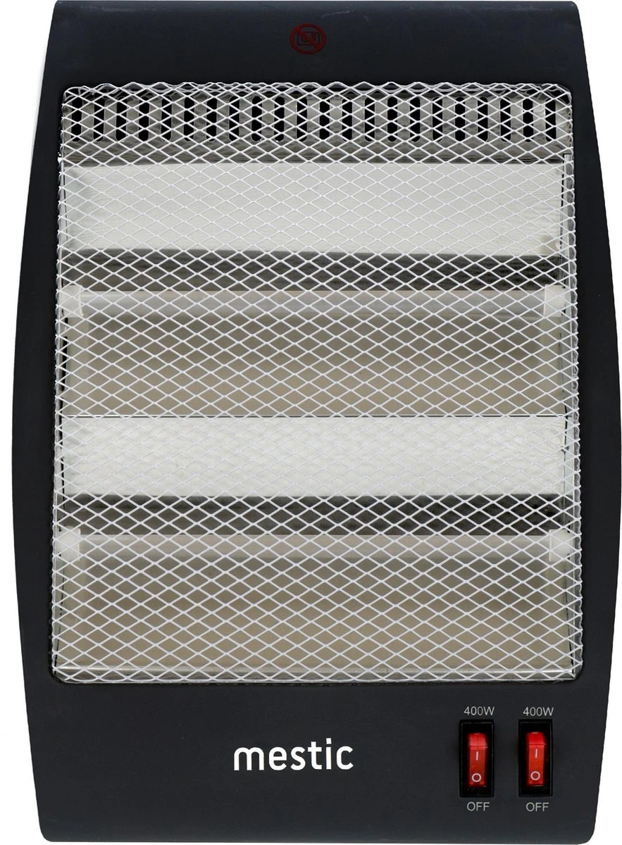 Mestic MQK-200 Quartz Kachel - 2 Standen - 800W 1 Mestic MQK-200 Quartz Kachel - 2 Standen - 800W