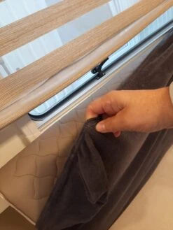 Bankhoes Voor Camper / Mobilhome / Caravan Carré Stretch Badstofhoes Per Stuk Kleur Antraciet Universeel Model -Buitenkampeerwinkel 900x1200 3