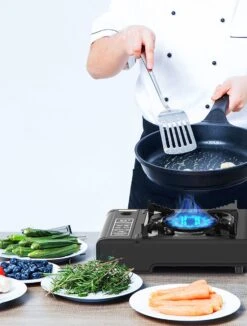 Camping Kooktoestel - Draagbaar Gasfornuis - Incl. 20x Gasflessen En Koffer -Buitenkampeerwinkel 908x1200 3