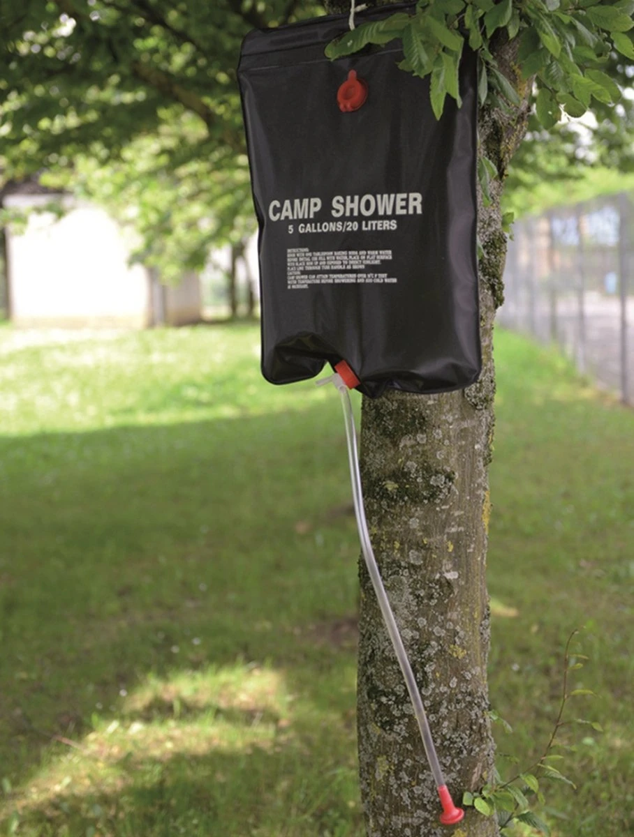Solar Camping/ Festival Douche 20 Liter Mobiel Opvouwbare (inclusief Douchekop Met Een Slang) 2 Solar Camping/ Festival Douche 20 Liter Mobiel Opvouwbare (inclusief Douchekop Met Een Slang) - Afbeelding 2