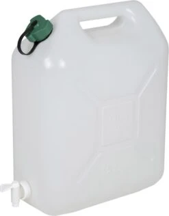 EDA - Jerrycan - Met Kraan - 20 Liter - Jerrycan Voor Water - Wit