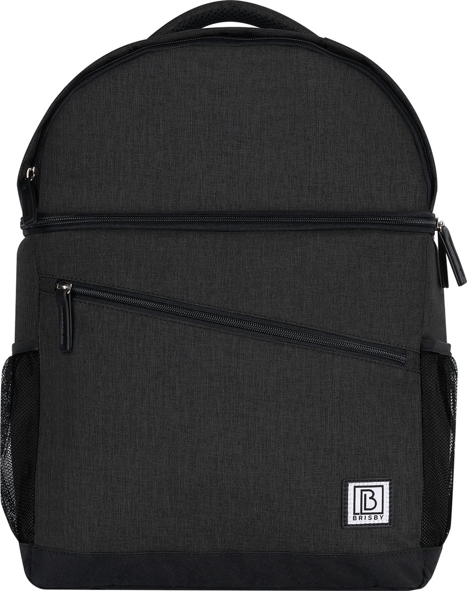 Brisby 4 Laags Geïsoleerde Koeltas Rugzak - 25 Liter - Met Handige Vakken Voor Bestek En Essentials - Waterafstotend Materiaal - Zwart 2 Brisby 4 Laags Geïsoleerde Koeltas Rugzak - 25 Liter - Met Handige Vakken Voor Bestek En Essentials - Waterafstotend Materiaal - Zwart - Afbeelding 2